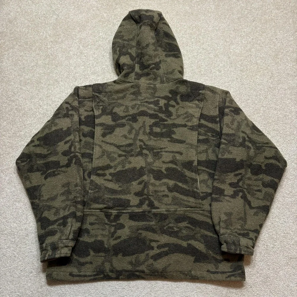 Columbia Men's Camouflage Hooded Field Jacket - Olive Green & Dark Green - Picture 2 of 13